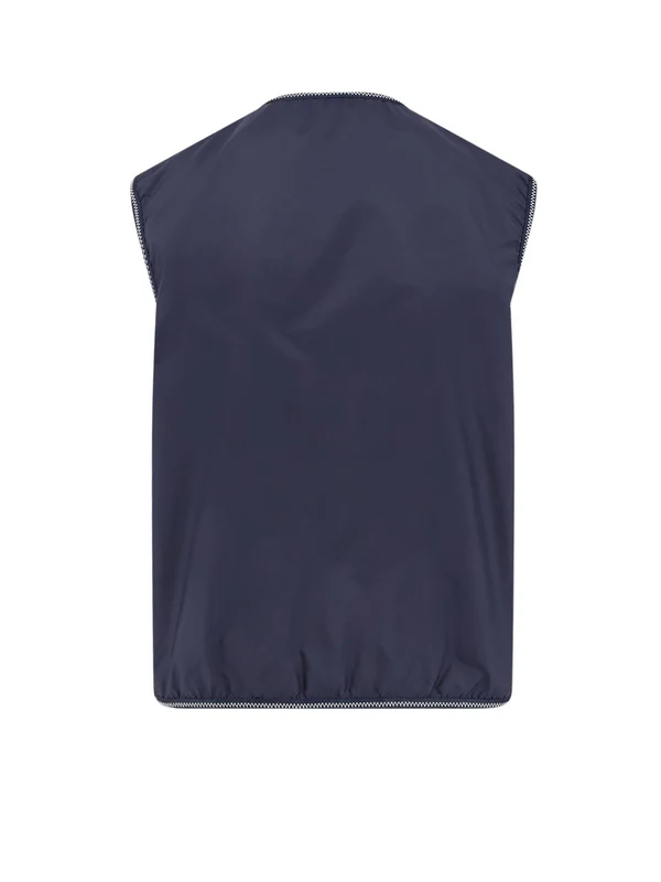 Moncler Navy Vests - Image 2