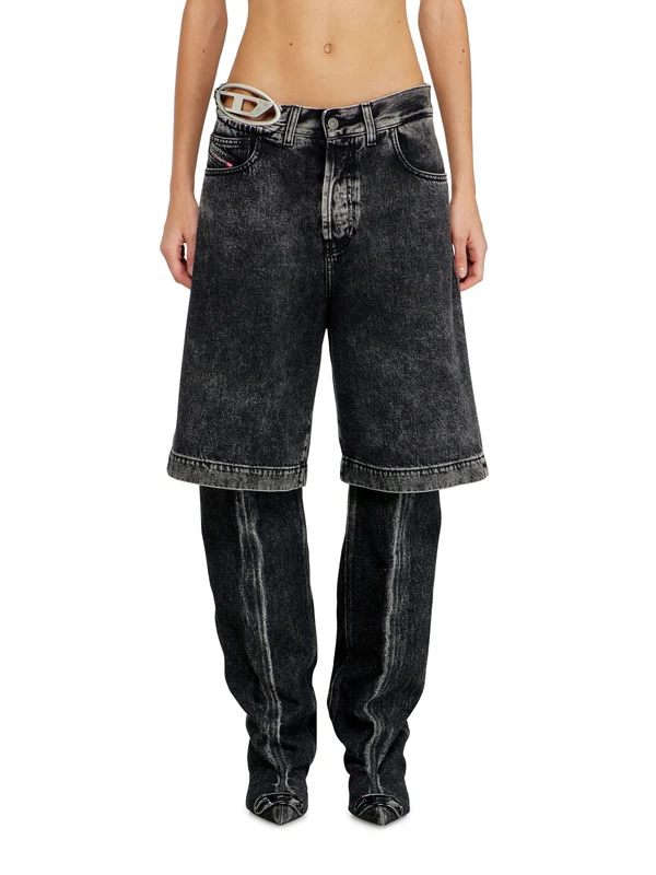 Diesel Black Shorts - Image 2