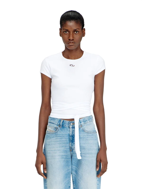 Diesel White Half Sleeve - Image 2