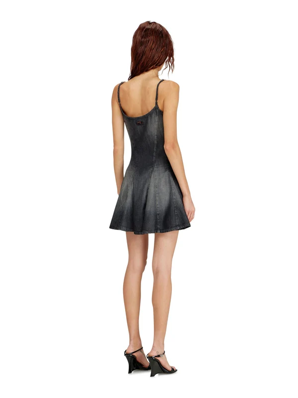 Diesel Black Mini Dress - Image 3