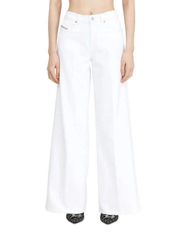 Diesel White Denim Pants - Image 2