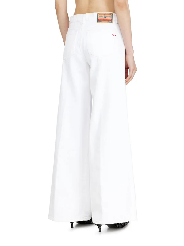 Diesel White Denim Pants - Image 3
