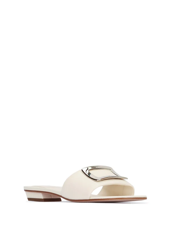 Roger Vivier White Slides - Image 2