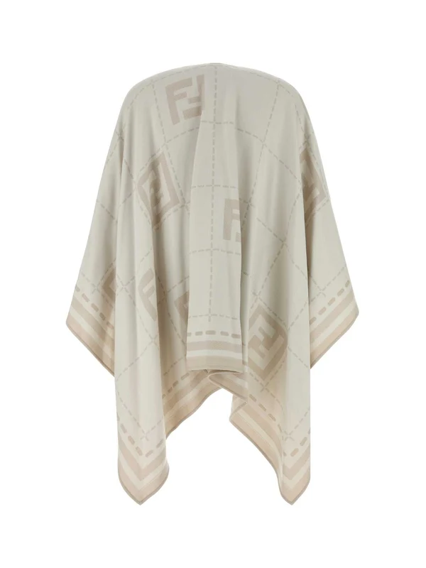 Fendi Beige Cape - Image 2