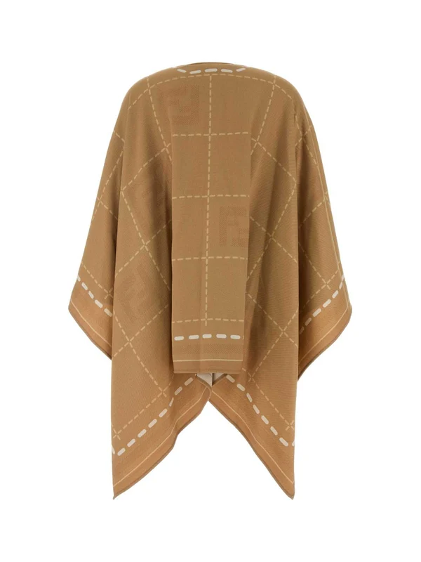 Fendi Brown Cape - Image 2