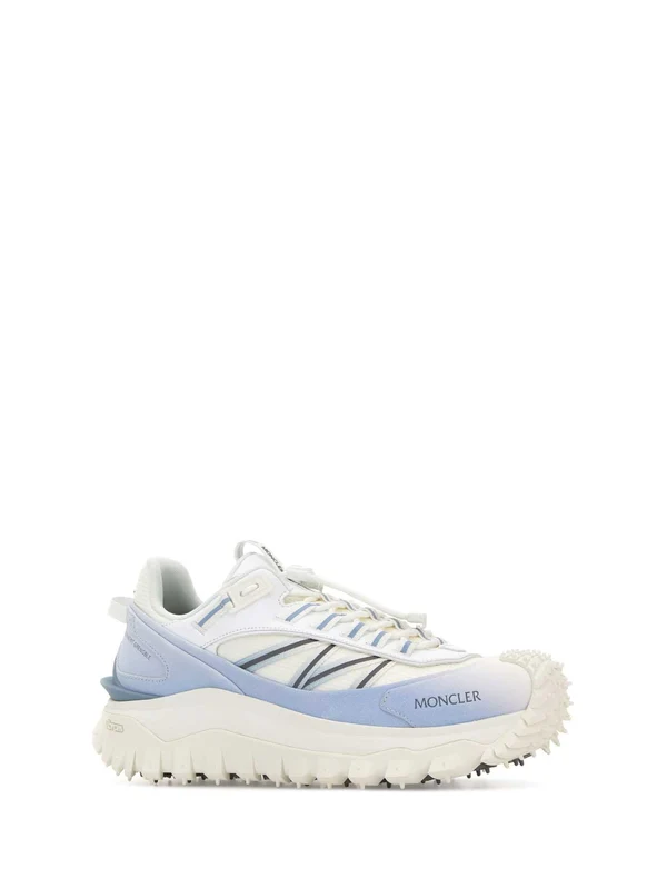 Moncler Blue Low Top Sneakers - Image 2