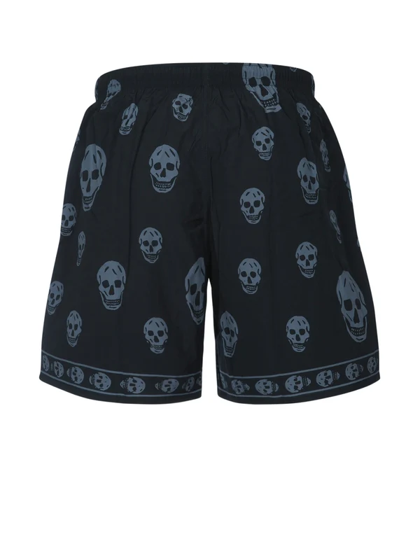 Alexander Mcqueen Black Swim Shorts - Image 2