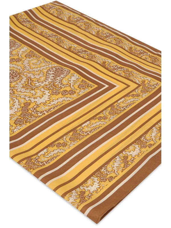 Weekend Max Mara Brown Silk Mufflers - Image 3