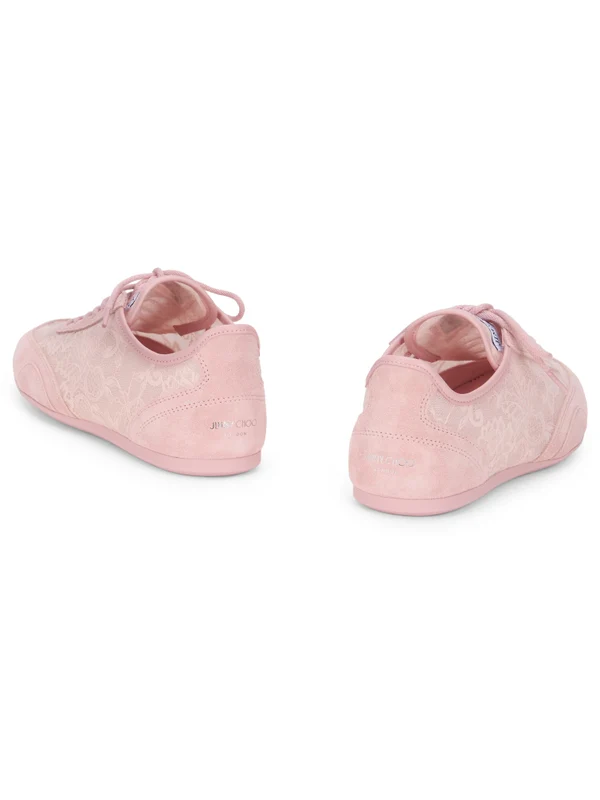 Jimmy Choo Pink Low Top Sneakers - Image 4