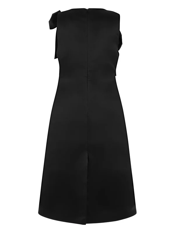 Ganni Black Midi Dress - Image 2