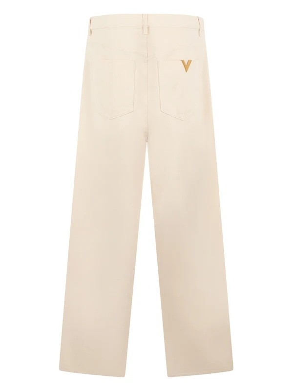 Valentino Beige Trousers - Image 2
