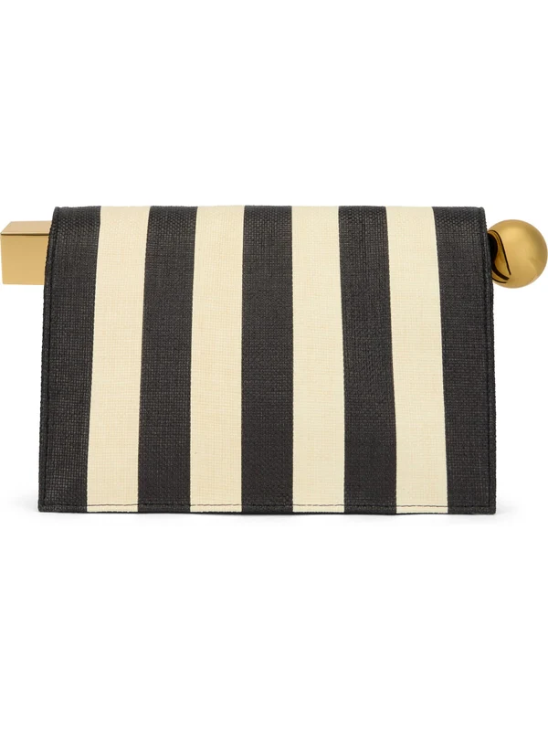 Jacquemus Ivory Black Clutch Bags - Image 3