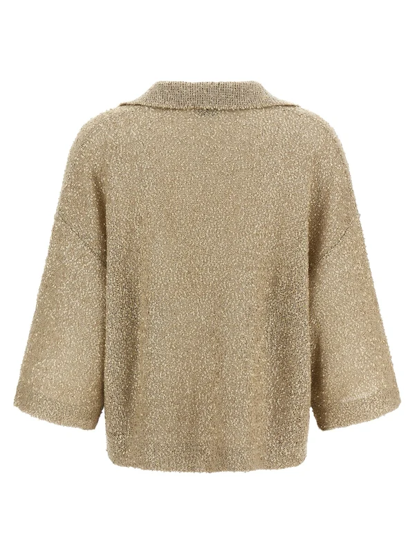 Brunello Cucinelli Beige Polo Shirts - Image 2