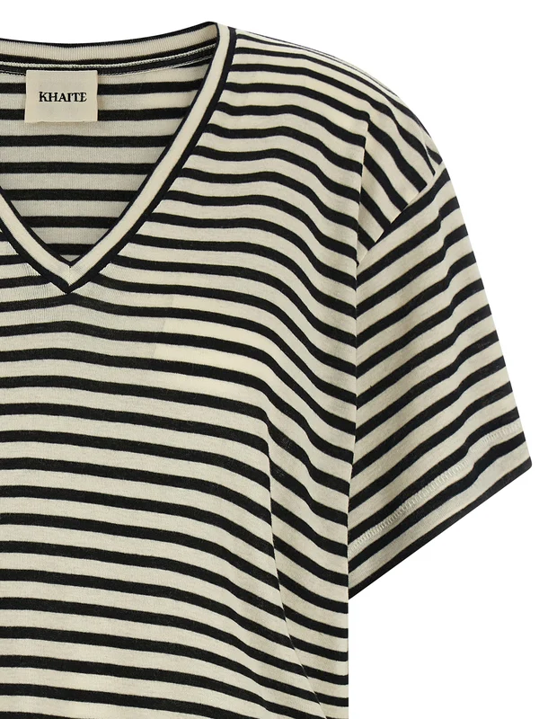 Khaite Striped Half Sleeve - Image 3