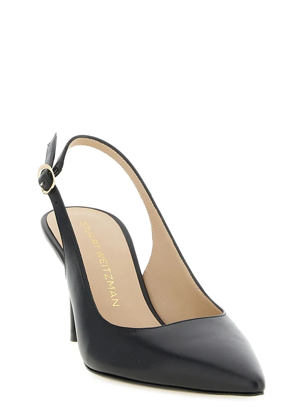 Stuart Weitzman Black Slingback Heels - Image 2