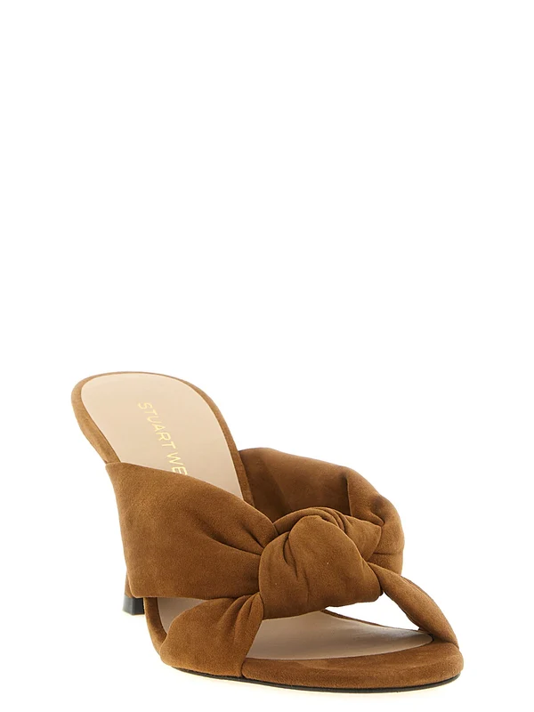 Stuart Weitzman Brown Sandal Heels - Image 2