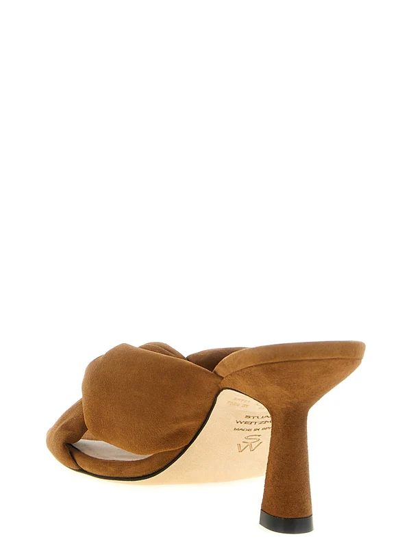 Stuart Weitzman Brown Sandal Heels - Image 3