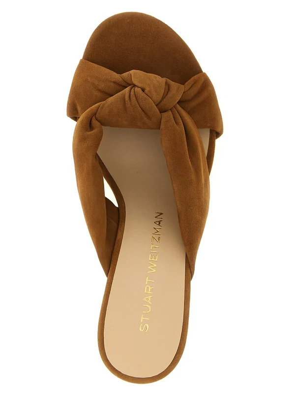 Stuart Weitzman Brown Sandal Heels - Image 4