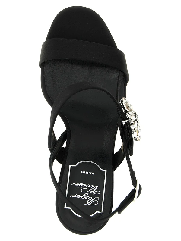 Roger Vivier Black Sandal Heels - Image 4