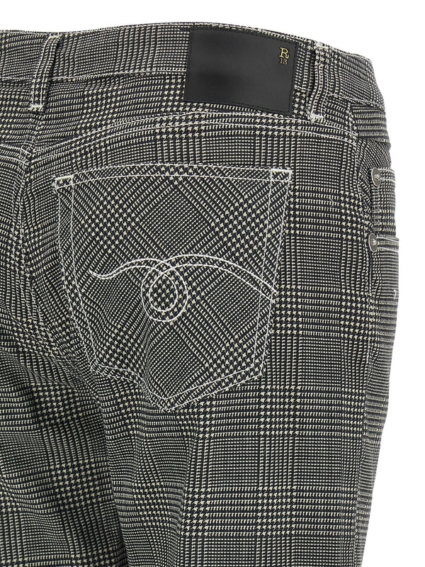R13 Checked Trousers - Image 4