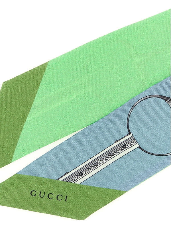 Gucci Multicolor Silk Mufflers - Image 3