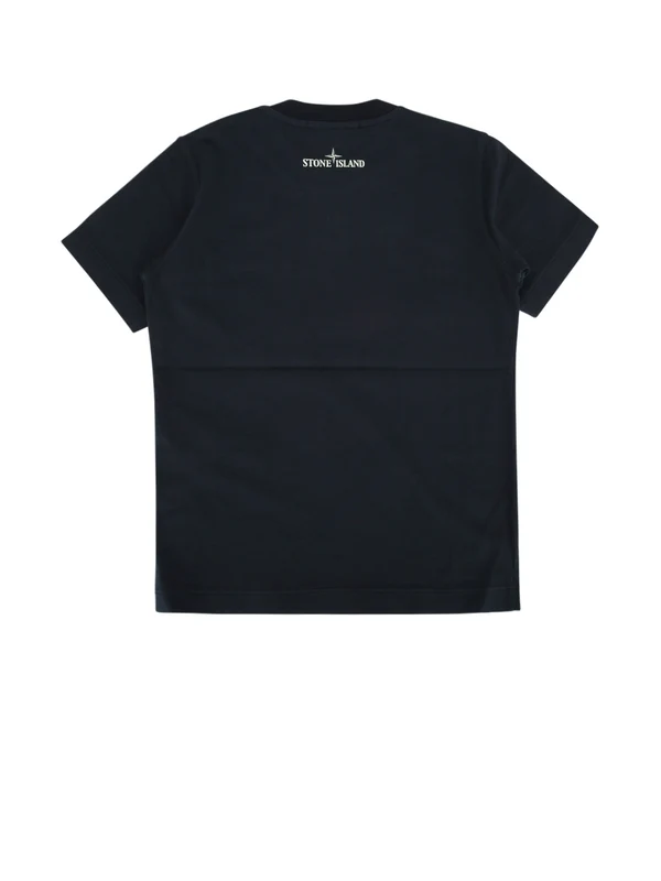 Stone Island Kids Navy Half Sleeve - Image 2
