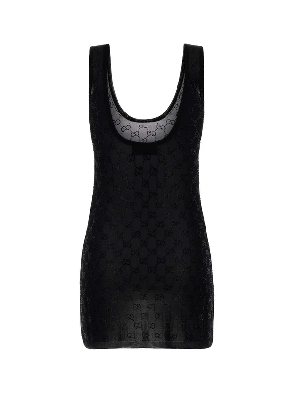 Gucci Black Mini Dress - Image 2