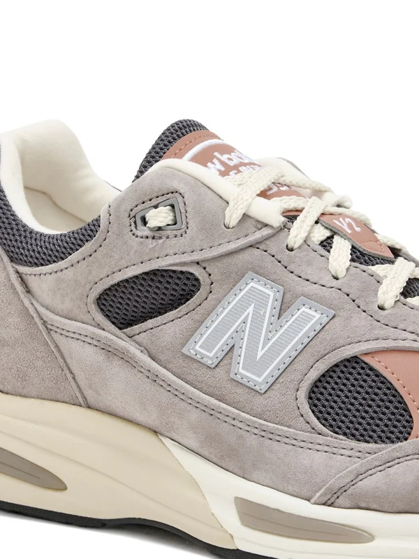 New Balance Grey Low Top Sneakers - Image 4