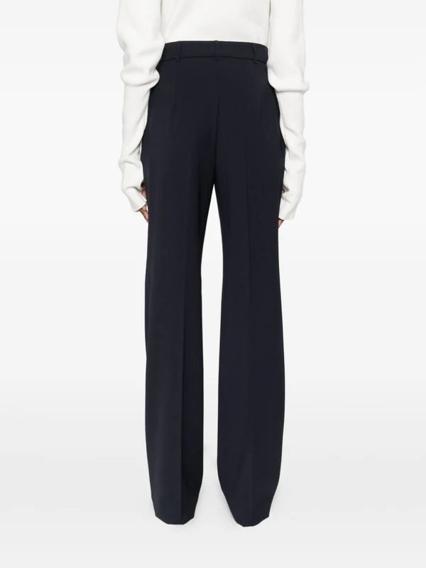 Max Mara Studio Navy Trousers - Image 4