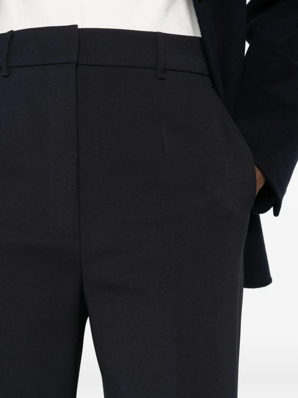 Max Mara Studio Navy Trousers - Image 5
