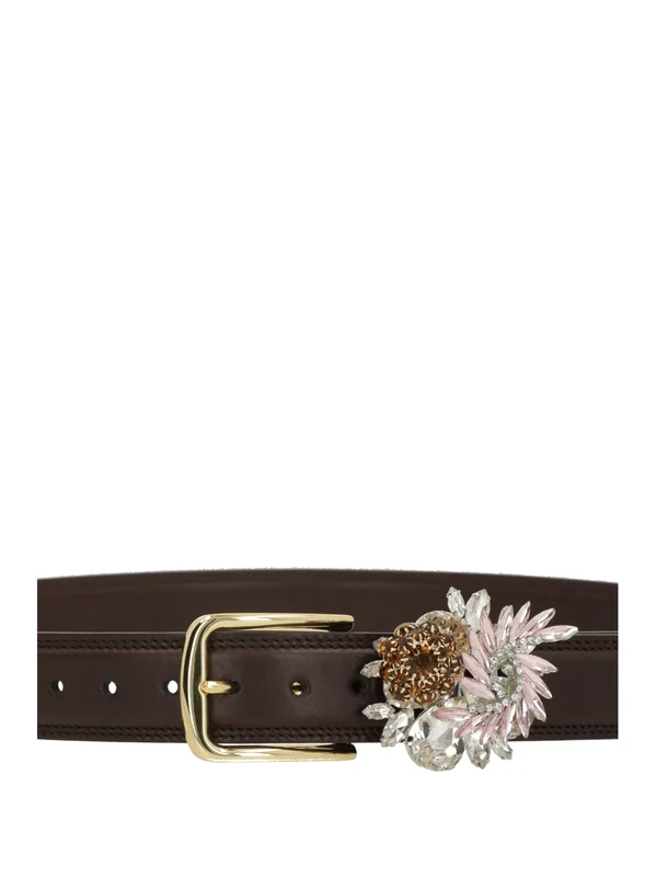 August Barron Brown Leather Belts - Image 2