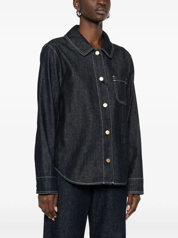 S Max Mara Blue Shirts & Blouses - Image 2