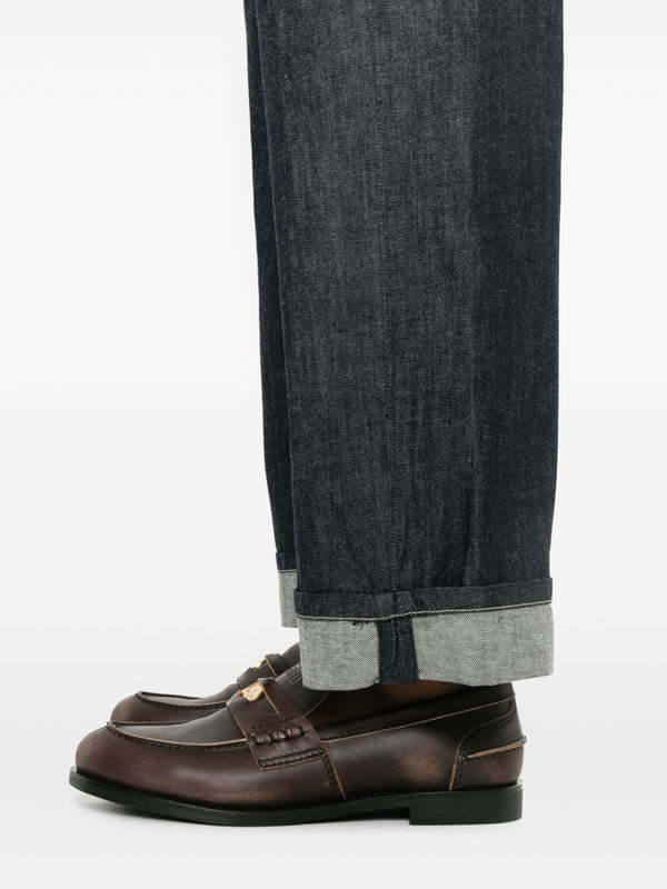 S Max Mara Blue Denim Pants - Image 5