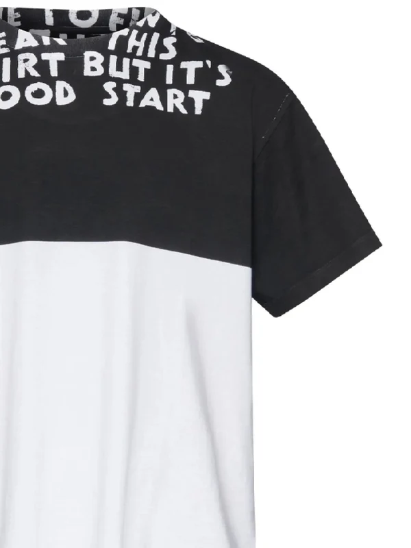 Mm6 Maison Margiela Black White Half Sleeve - Image 2