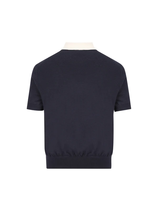 Celine Navy Polo Shirts - Image 2