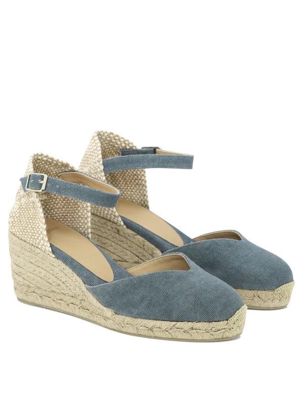 Castañer Blue Sandal Heels - Image 4