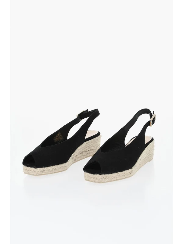 Castañer Black Slingback Heels - Image 2