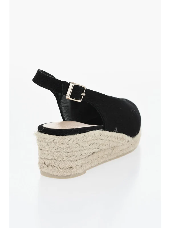 Castañer Black Slingback Heels - Image 3
