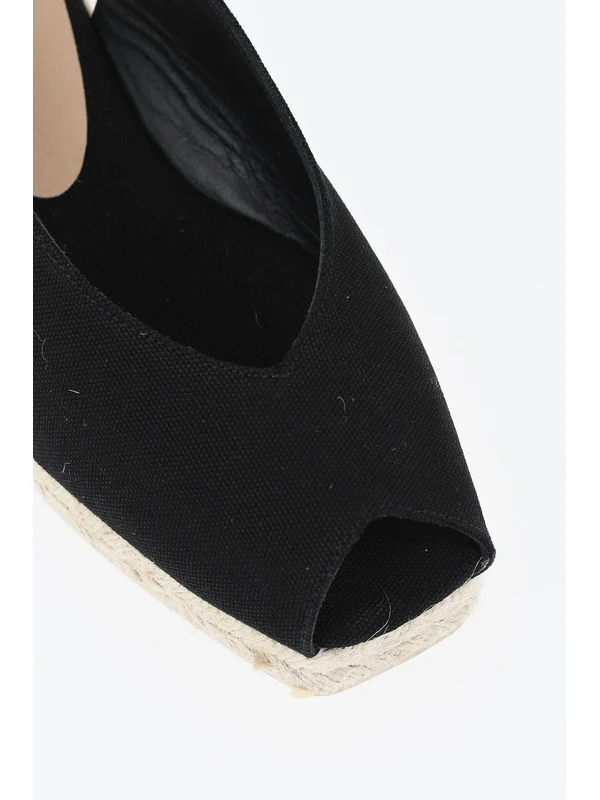 Castañer Black Slingback Heels - Image 5