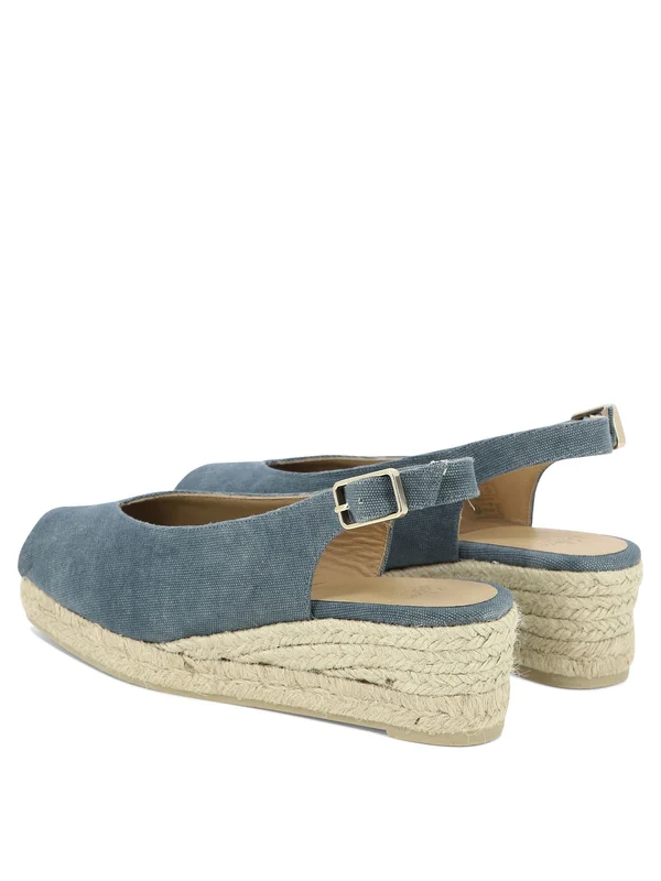 Castañer Blue Slingback Heels - Image 2