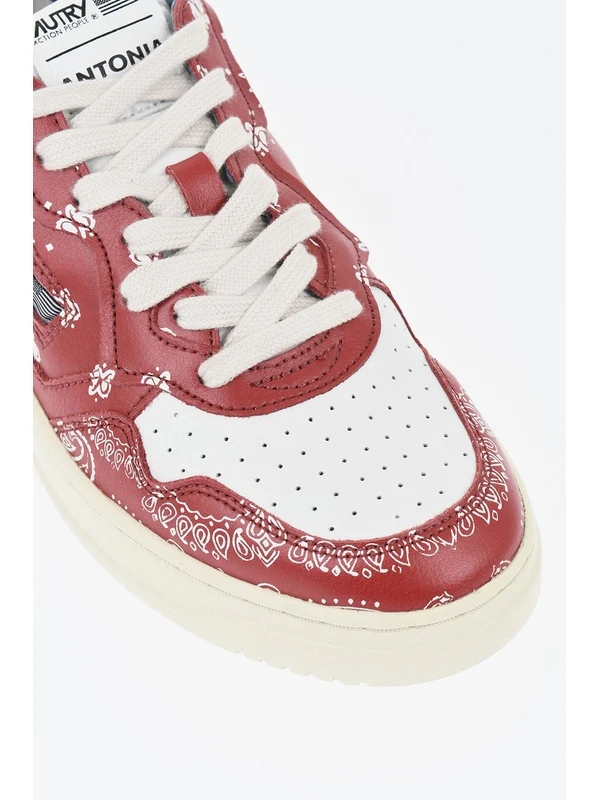 Autry Red Low Top Sneakers - Image 4