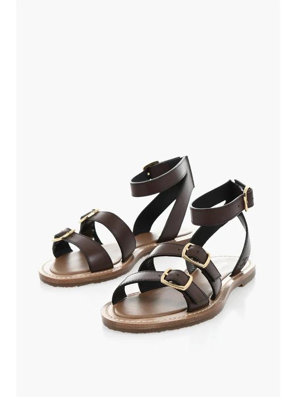 Celine Brown Sandals - Image 2