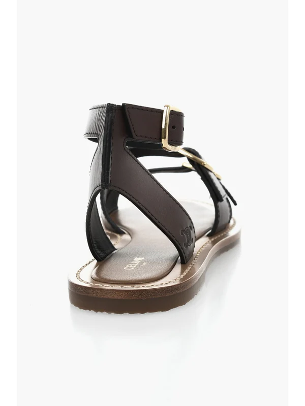 Celine Brown Sandals - Image 3