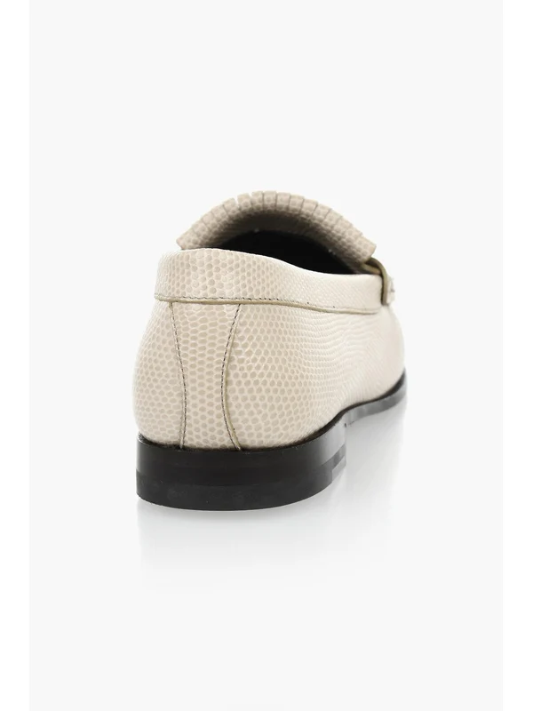Celine Beige Loafers - Image 3