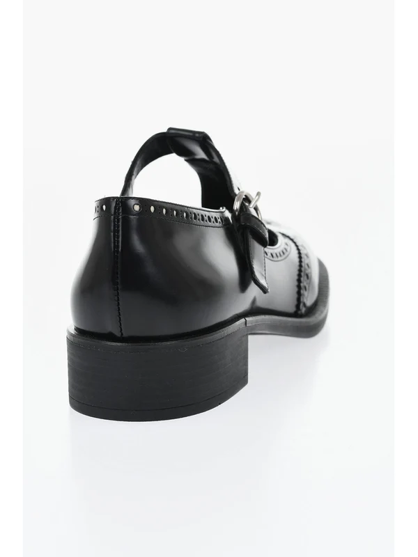 Miu Miu Black Loafers - Image 3