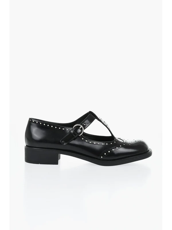 Miu Miu Black Loafers - Image 4