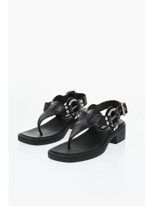 Miu Miu Black Sandal Heels - Image 2