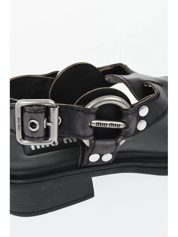 Miu Miu Black Sandal Heels - Image 5
