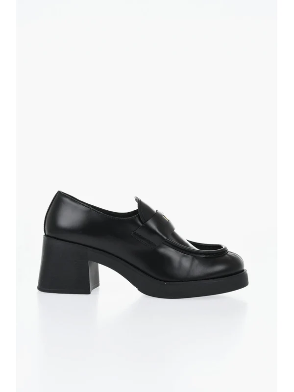 Miu Miu Black Loafers - Image 4
