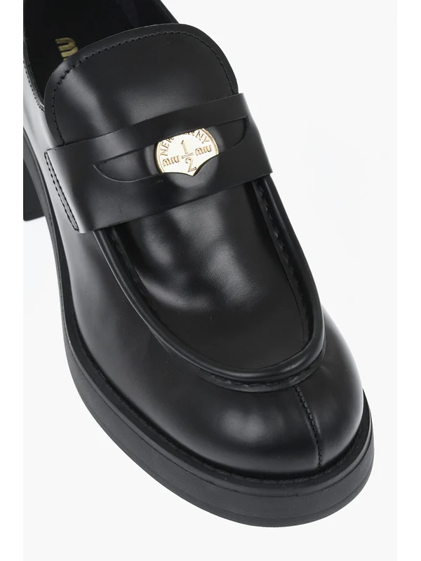Miu Miu Black Loafers - Image 5